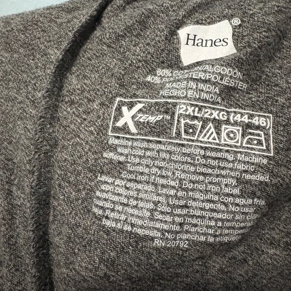 Hanes Men's Gray Pants - Picture 2 of 2